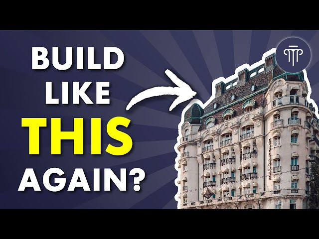 Why We Should Revive Traditional Architecture & Urbanism