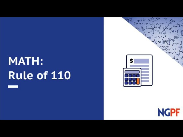 MATH: Rule of 110
