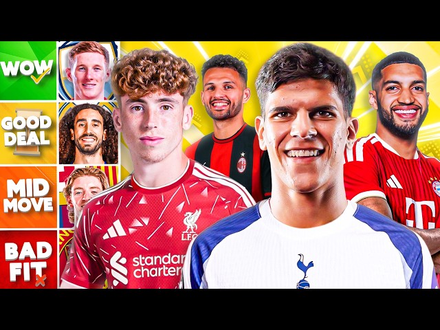 Ranking The Best COMPLETED Transfers This Summer!