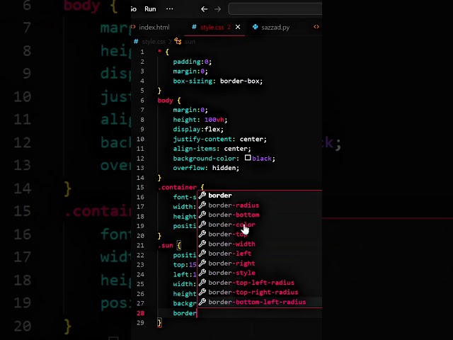 Create an Animated Solar System Using Html And  Css 👍#shortsvideo #viral #shorts #youtube #html #css