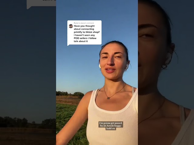 Replying to @alyssa I havent yet tried the integration between TikTok shop x Printify because I