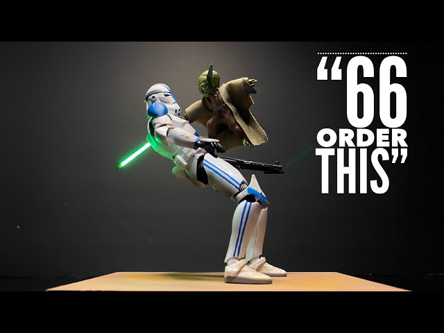 Yoda's BRUTAL Clone Stab! | Revenge of the Sith Diorama