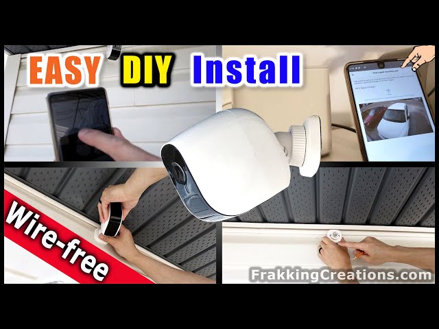 How to install a Wireless security camera - Indoor/Outdoor security camera installation guide