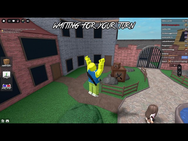 PLAYING MM2 AS A NOOB!