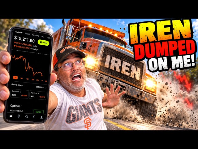 IREN Hammered My Portfolio Today… Down 9% With 600 Shares