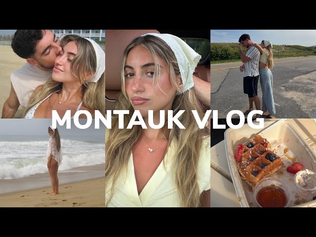 MONTAUK VLOG ❥ 10 year anniversary trip with my fiancé