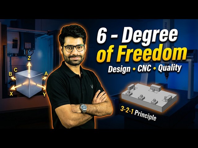 6 Degree of Freedom & 3-2-1 Principle in CNC & VMC | Accuracy, Tolerance & Quality Explained