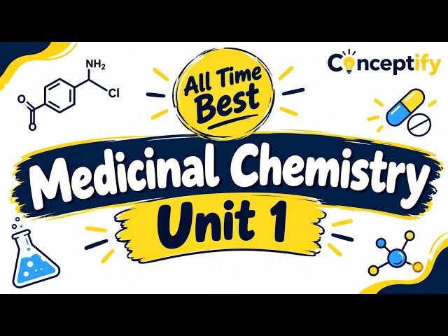 Medicinal chemistry 2 || Unit 1 || Animated || Oneshot || Conceptify 