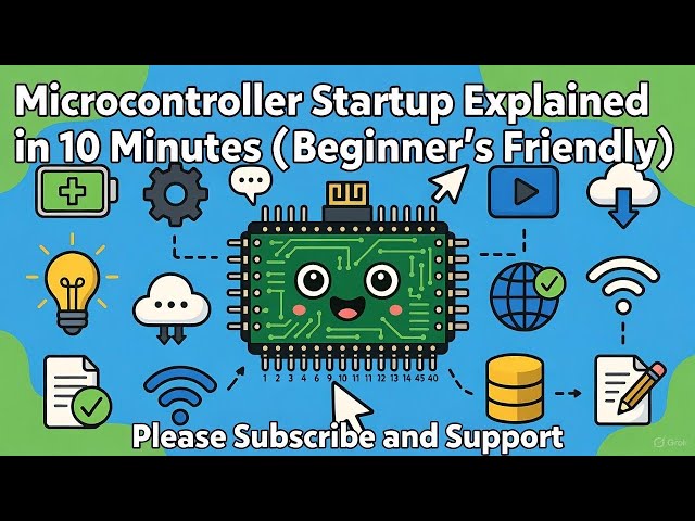 Microcontroller Startup Explained in 10 Minutes (Beginner’s Friendly)