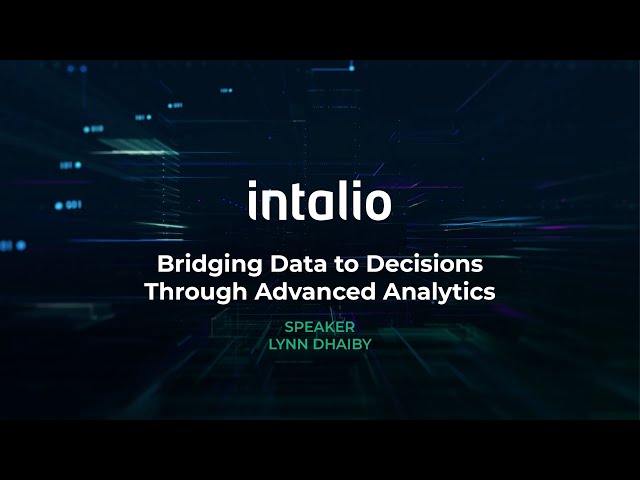 Bridging Data to Decisions Through Advanced Analytics