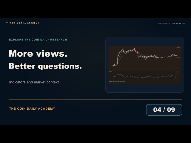 4. More views. Better questions. | The Coin Daily Research Course