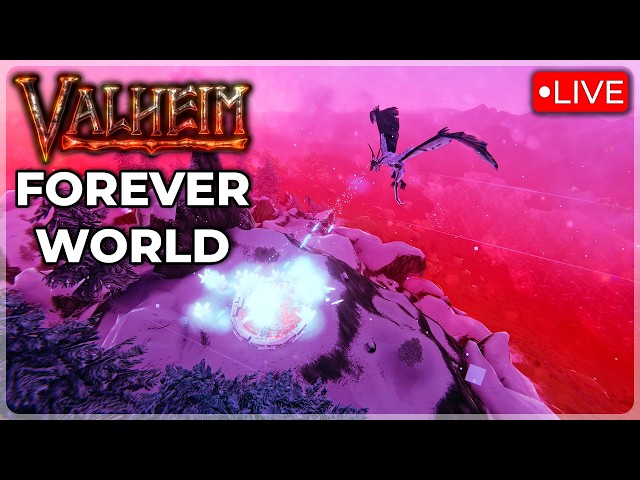 🔴Moder BOSS Fight & Exploring the Plains Biome! (Valheim Forever World Ep.7)