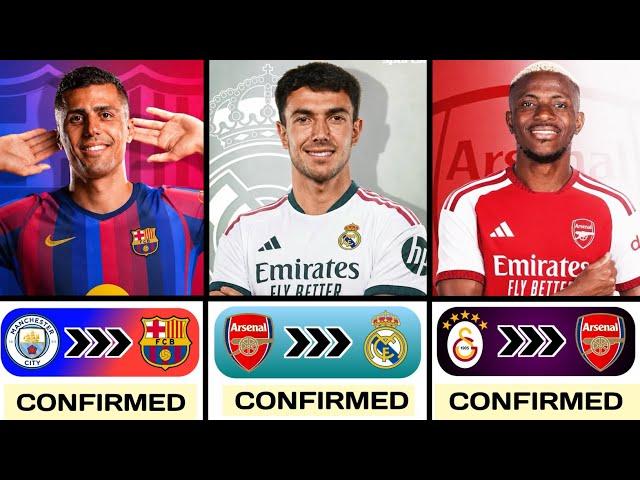 Summer Confirmed Transfer News 2026 ✅ Ft. Rodri to FC Barcelona, Zubimendi To Real Madrid CF...🤯🔥