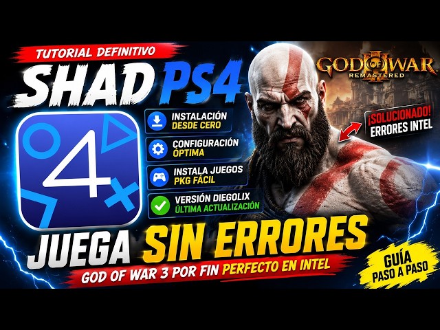 🔥 SHADPS4 2026 | ULTIMATE Tutorial: Install, Configure PKG Games + God of War 3 Intel Fix