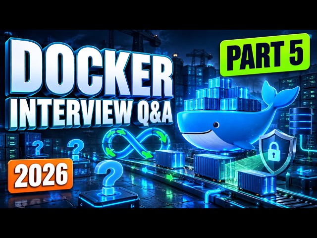 5. Docker Interview questions and answers 2026 | DevOps interview questions and aswers