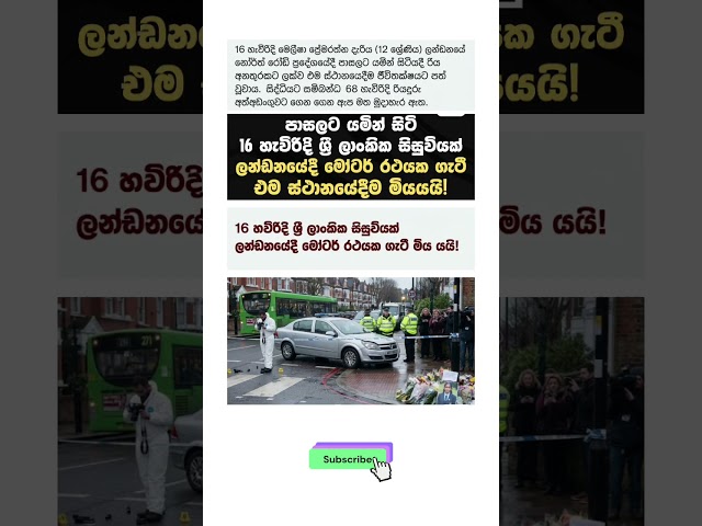 🛑 අනතුර සිදු කළ 68 හැවිරිදි රියදුරු අත්අඩංගුවට ගෙන මුදා හැර ඇත #news #everyone