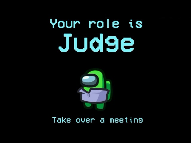 Among Us - New "Judge" Role - [Full Gameplay]