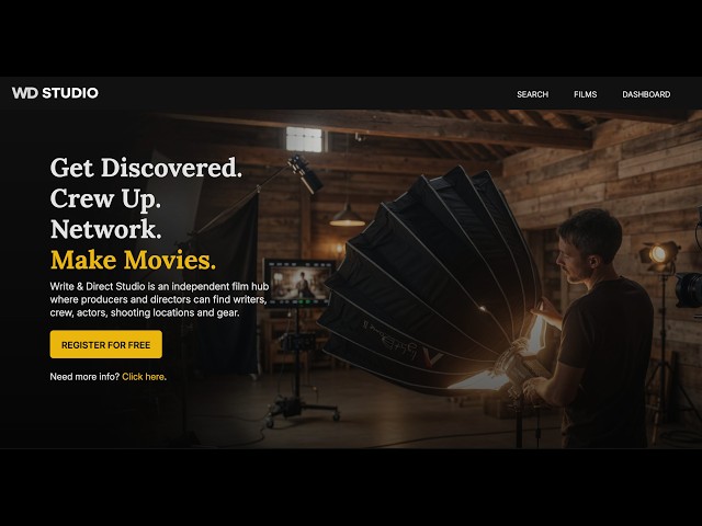 Write & Direct Studio is LIVE | FREE ACCESS