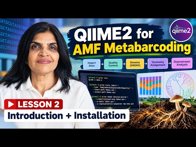 QIIME2 for AMF Metabarcoding | Lesson 2: Introducing QIIME2 + Installation