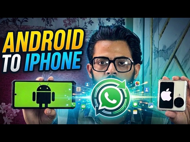 Android to iPhone WhatsApp Transfer (Official Method) 📲 2026