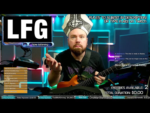 Feedback Friday LIVE - Listening to YOUR songs
