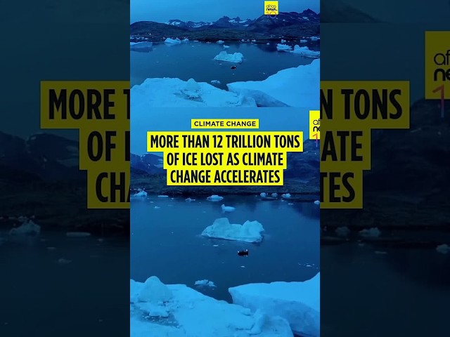 More than 12 trillion tons of ice lost as climate change accelerates polar melt
