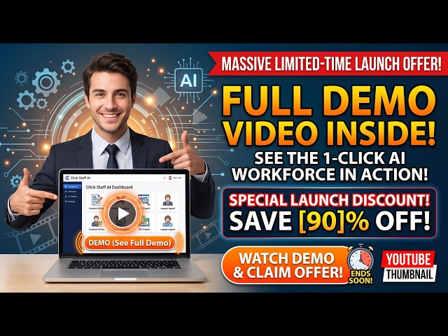 ClickStaffAI Demo: Watch AI Experts Debate, Refine & Deliver a Complete Project LIVE