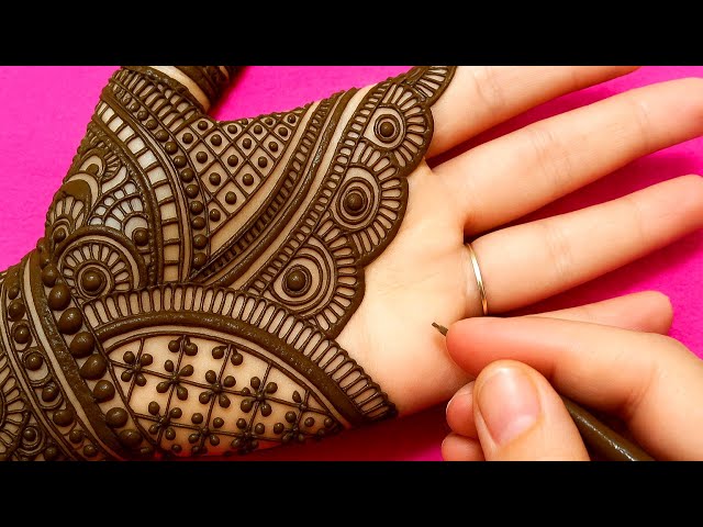 New Easy  bridal fronthand mehndi design | Simple mehndi design | mehndi designs | mehndi