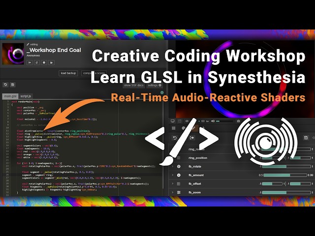 WORKSHOP // Learn GLSL in Synesthesia
