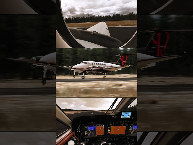 King Air 350i Takeoff #aviation #microsoftflightsimulator #flightsimulator2024 #flightsimulator