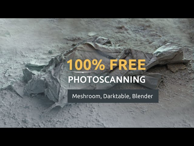 Photoscanning 100% Free: Complete Meshroom Tutorial | Photogrammetry Course