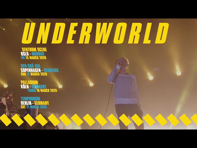 Underworld Live in 2020 - #Norway, #Denmark, #Germany