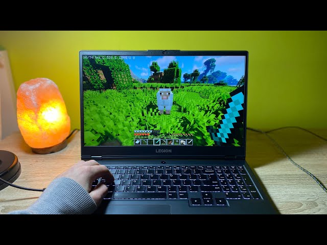 Lenovo Legion 5 Minecraft Java Test on Shaders (2022)