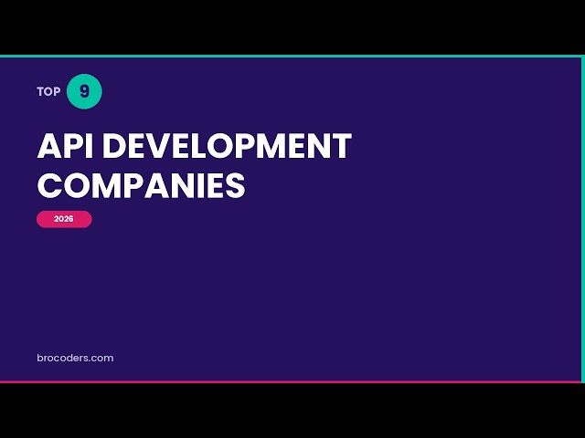 Top API Development Companies in 2026