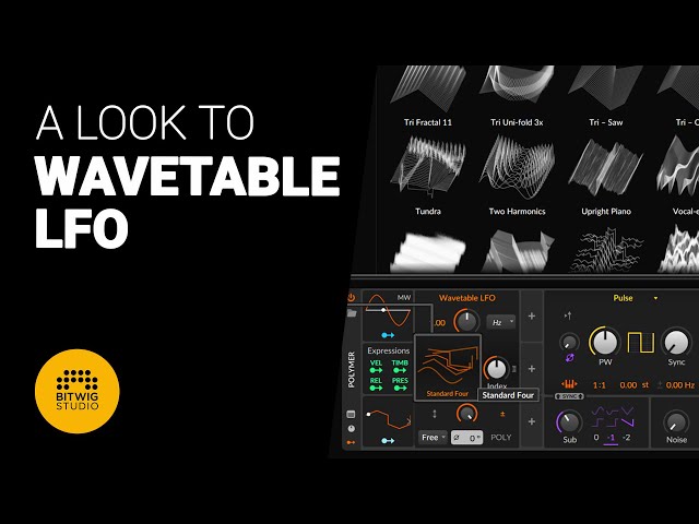 A look to WAVETABLE LFO from Bitwig