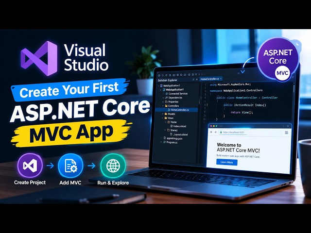 Create Your First ASP NET Core MVC App in Visual Studio | Build Your First MVC App