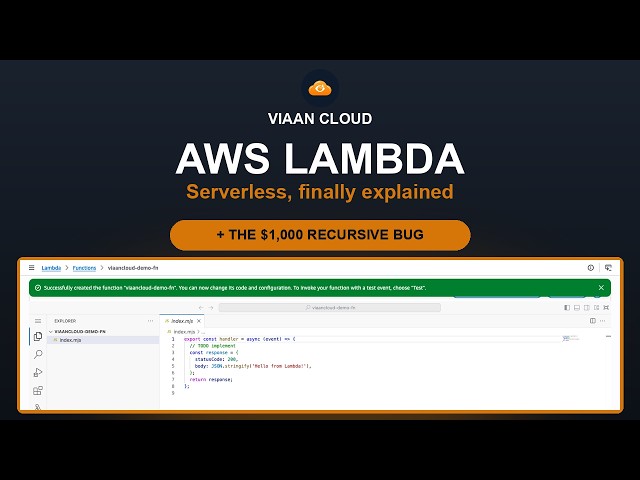 AWS Lambda Explained Simply: Serverless, Triggers, Cold Starts & the $1,000 Bug