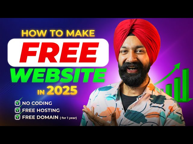 How to make a WEBSITE for FREE! 🤩