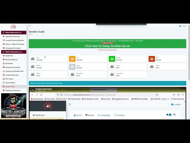 Sending Mail With The Mailer Mastermind Senders Suite On A WHM/Cpanel Server WITHOUT Pain!
