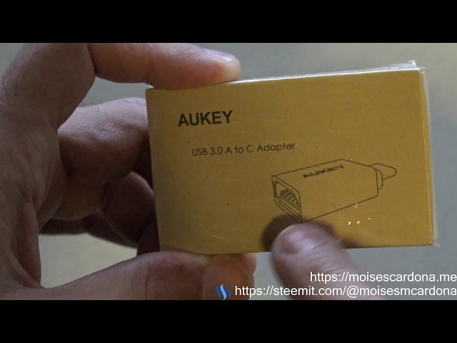 Unboxing AUKEY USB 3.0 A to USB-C Adapter