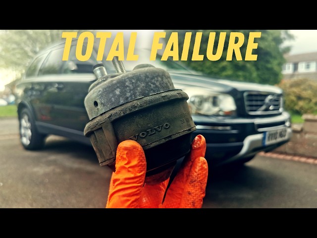 XC90 Vibration FIXED: Changing the Front Engine Mount (D5)