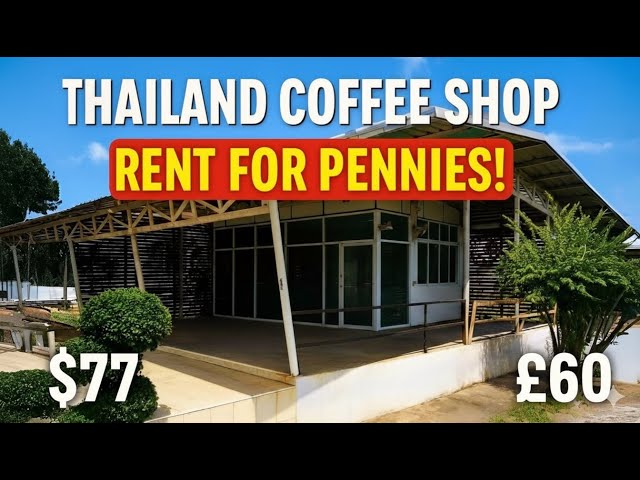 Thailand Coffee Shop for Rent for Pennies!