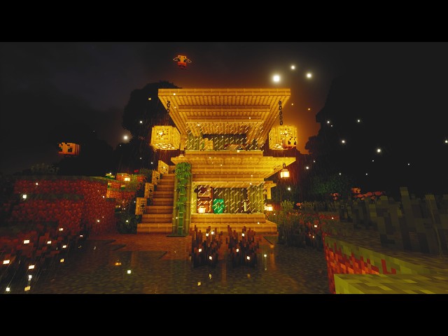 it's okay you can rest here for now... (Minecraft Music With Rain & Ambience) [4K 60FPS]