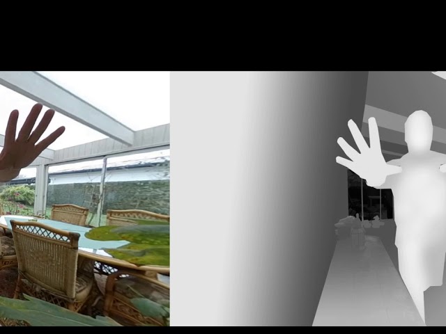 2D to 3D video conversion with depth changes
