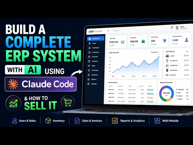 Build a Complete ERP System with AI Using Claude Code & Learn How to Sell It
