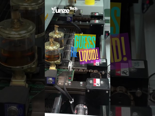WHAT LIQUID IS INSIDE THESE CUPS ON THE DRAM LINE?