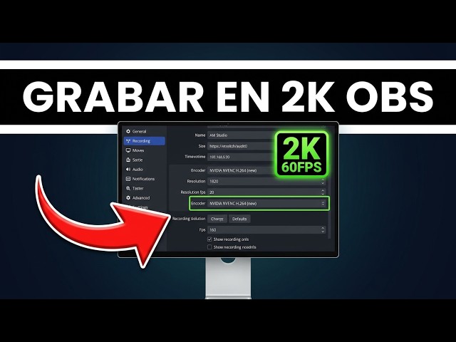 The Best OBS Studio Settings for 2K NVENC Recording 🚀