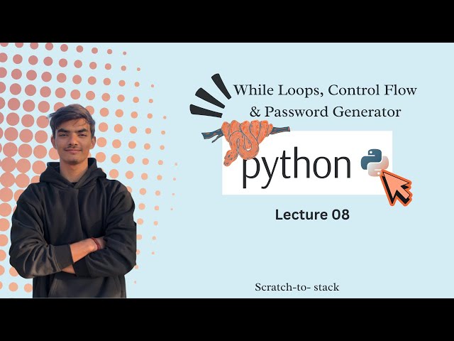 Python-08 | Python While Loops + Mini Project: Number Guessing Game 🎯