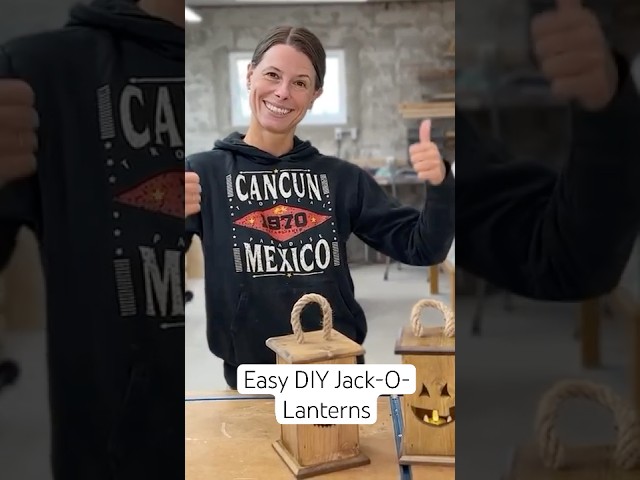Easy DIY Fall Jack-o-Lantern box