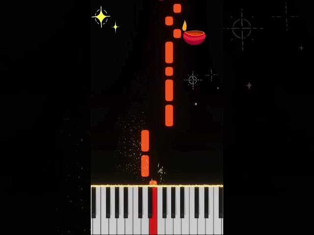 Hacchevu Kannadada Deepa Piano Tutorial #piano #sargam #easy